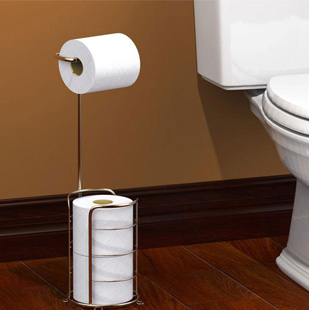 How to do the size and installation of the tissue holder?