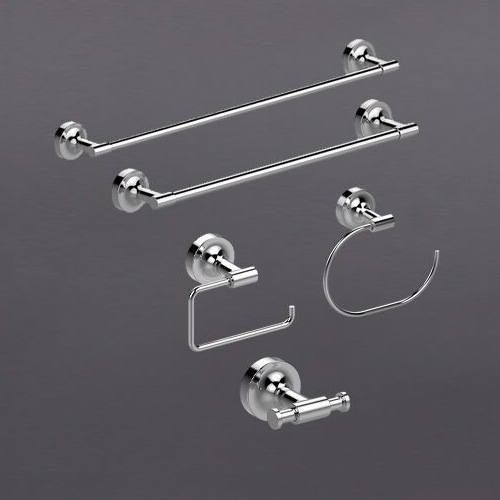Chrome Plated Bathroom Accessories Kit
