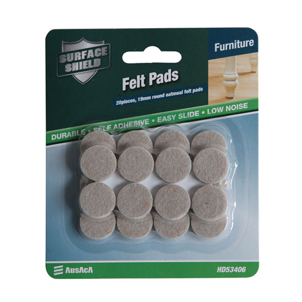 Easy Slide Felt Foot Pads