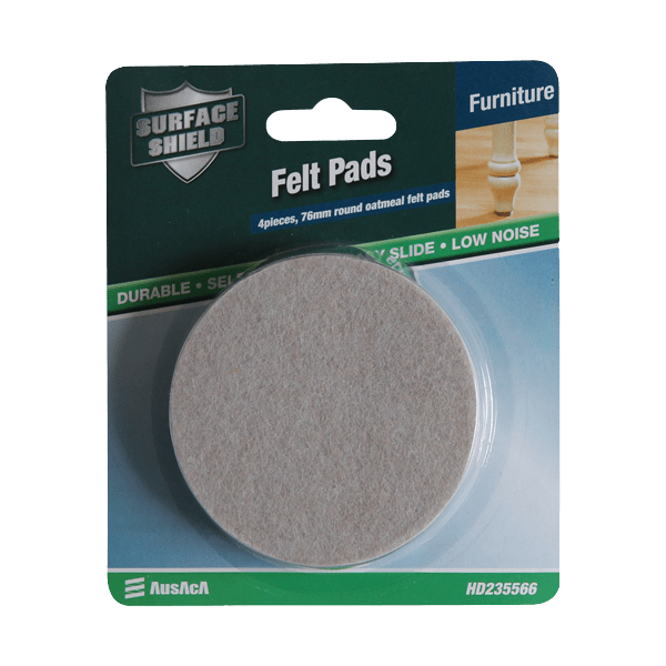 Off-white Felt Foot Pads