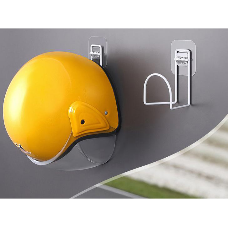 Strong non-perforated self-adhesive metal bracket